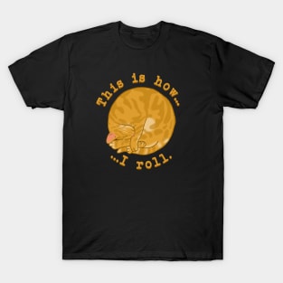 Rolling Cat - Ginger T-Shirt